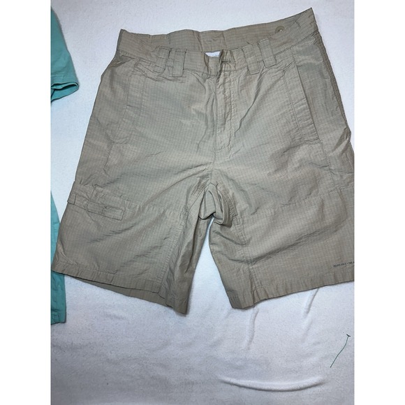 Columbia Mens PFG Omni Shade Shorts Sz 30 Tan Khaki Fishing Outdoor Hiking - Picture 5 of 6